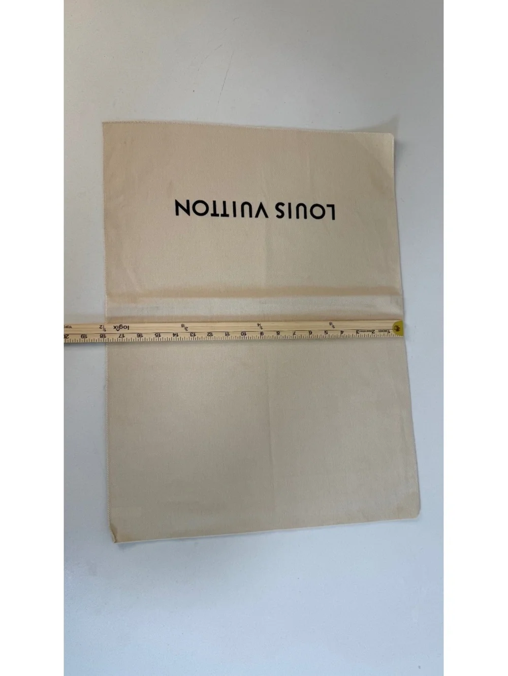 Louis Vuitton Dust Bag in Beige Cotton Canvas